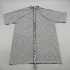 VTG Cal Cru T-shirt Men S Gray Solid Single Stitch In USA.#41583