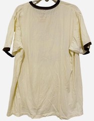 Wonder Woman Airbrush Graphic Ringer Shirt Plus Size DC Comics Beige Brown 2XL
