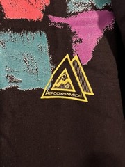 VTG Aerodynamics Dance Single Stitch Tee Drawstring Shirt Black One Size Graphic