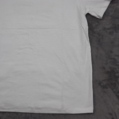Levi Strauss Shirt Mens L White Short Sleeve Crew Neck Graphic Print Cotton Knit