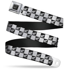 Honda Motorsports Belt, Seatbelt Buckle Belt, Honda Motorcycle Wing Logo Chec…