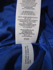 RLX RALPH LAUREN Performance Tee T-Shirt Long Sleeve Camo Blue Sz L $138