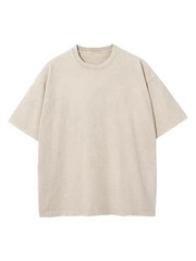 Men Vintage T Shirt 230g Heavy Cotton Faded Color Short Sleeve Oversized Loose