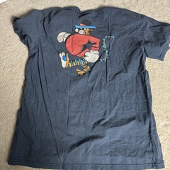 RVCA Mens Crew Neck T Shirt XL Blue ARtist Network Program