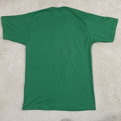 EUC! Vintage 80s Apple Green T Shirt Adult Mens S/M Fit 50/50 Graphic K-Brand