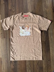 STV$H Unisex Cherub Angel Graphic Tee Tan Made In USA Size S