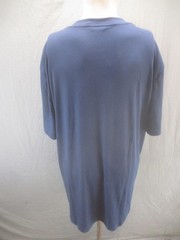 NWT JMierr Size 2XL Mens Blue Short Sleeve Buttons Casual Stretch Top 779