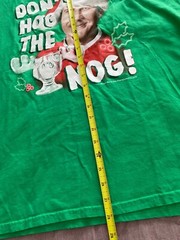 NATIONAL LAMPOONS Christmas Vacation T-Shirt Don’t Hog Eggnog Party Ugly Sweater