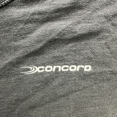 Vintage Concord Shirt Mens XL Black Live Status Airline Promo Tee Gildan y2k