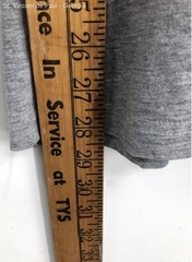 Army Gray Long Sleeve Military Double Sided T Shirt Men’s L Oversized