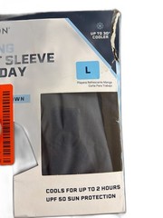 Mission Unisex Short Sleeve Performance Shirt Charcoal-Large