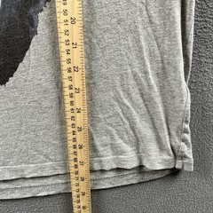 Diesel Shirt Mens Large Gray Short Sleeve Crewneck Nature Wolf Graphic Tee Top