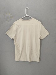 ASOS Shirt Mens Medium Beige Crewneck Short Sleeve Casual Basic Tee T-Shirt