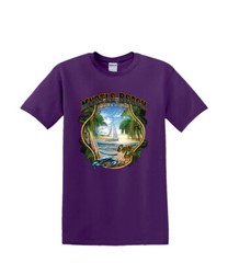 T-Shirt S to 2XL 3XL -SURF myrtle beach SAILBOAT beach boards resort waves fun