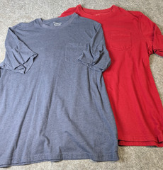 Croft & Barrow Easy Care T-Shirt Crew Neck Cotton Blend Men’s XL Lot of 2