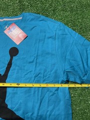 Jordan Men’s Jumpman Short Sleeve T-Shirt NWT Size Medium Teal And Black