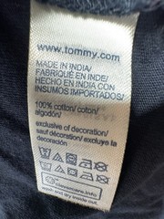 Tommy Hilfiger women Embroidered Logo Crew Neck Short Sleeve T-Shirt navy XXL