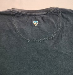 Kuhl Outdoor Shirt Men Size XL Blue Short Sleeve Activewear Causal Adult Top Tee