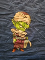 Dragon Ball Super Blue Chibi Adult T Shirt Size L Goku Piccolo Vegeta Shenron