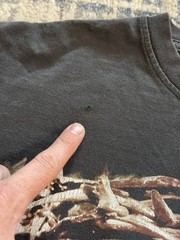 Vintage Early 2000s Slipknot Maggot Face Double Sided T Shirt Sz M Nu Metal Band