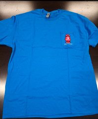 Rutan VariEze 50th Anniversary T-Shirt – All Sizes S, M, L, XL, XXL – Blue Comme