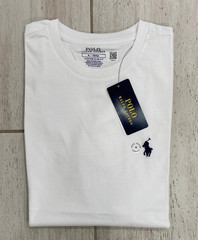 Polo Ralph Lauren Men’s Custom Slim Fit Crewneck T-Shirt Black & White -S-XXL