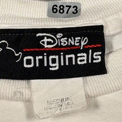 Vintage Disney Originals Vero Beach Resort T-Shirt Mens Medium White Embroidered