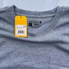 Carhartt Heavyweight Coors Light Pocket T Shirt NWT Grey Blue Red Logo Size XL