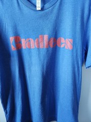 Bradlees T-Shirt Retro 1980s Size L Blue NEW VTG Look Old School Tee Unisex