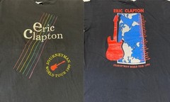 Double sided Eric Clapton Tour unisex classic style T-shirt QT7386