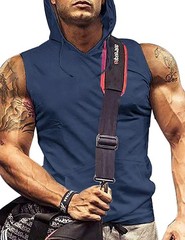 Men Athletic Shirt Gym Outfits Big Tall Dry Fit Muscle Shirts Sleeveless Roya…