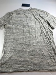 VRST Men’s Large Silver Shadow Marble Short Sleeve Essential Pocket Tee Breathe