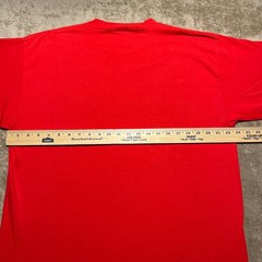 Vintage 90s America T Shirt Mens XL Red Patriotic USA Flag Graphic Tultex Tee
