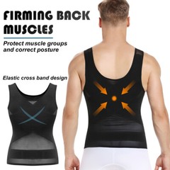 Fajas Para Hombres Faja Reductora De Hombre Men Shapewear Tummy Control T-shirt