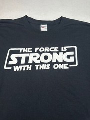 Jerzees Mens Dri Power Active XL Graphic Tee “The Force is Strong with this one”