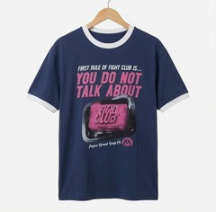 Fight Club Oversized T-Shirt for Men First Rule of Fight Club Premium Cotton Tee