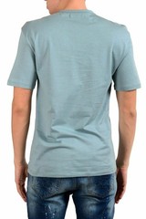 Emporio Armani Men’s Light Blue Crewneck Short Sleeve T-Shirt US S IT 48 EU M
