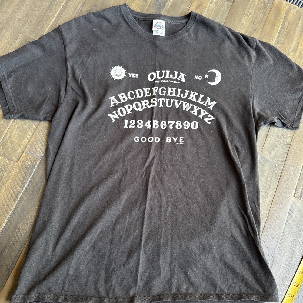 Halloween Ouija Board “Mystifying Oracle” Board Game 2019 T-Shirt Large