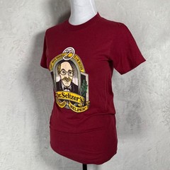 Vintage Single Stitch Graphic T Shirt S XS Fitted Dr. Seltzer’s Hangover Helper