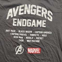 Marvel Avengers Shirt Mens Large Endgame Movie Comic Thanos Promo New