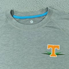 Tennessee Vols Free Fly Shirt Mens Medium Gray Short Sleeve Bamboo Performance
