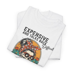 Vibrant white grafic Short Sleeve Tee with Breathable Fabric brand new