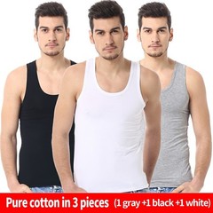 1-5 Pack Men 100% Cotton Tagless Ribbed Tank Top A-Shirt Wife Beater Undershirt