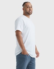 Hanes Men’s T-Shirt Big & Tall Tri-Blend Short Sleeve Originals Crew sz LT-3XL T