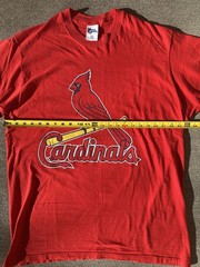 Vintage MLB 1998 St Louis Cardinals Pro Player Red T-Shirt Size Men’s XL 90s