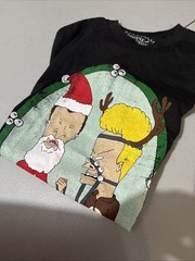 2012 Beavis And Butthead MTV Made In USA Christmas T-Shirt Size S