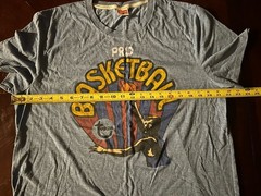Homage Topps Basketball Logo T Shirt Blue XL L Soft SEE DESCRIPTION