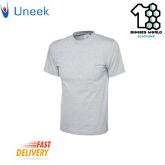 Uneek 1/2/4 PACK Unisex Classic T-Shirt Short Sleeve Work/ Casual Tee (UC301)