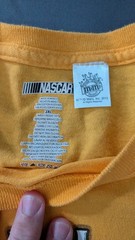 Kyle Busch #18 M&M’s NASCAR Racing T-Shirt 2XL Joe Gibbs Racing Yellow