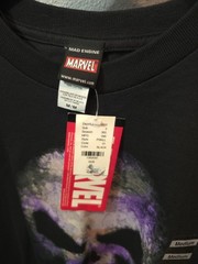 Marvel Comics The Punisher T-Shirt Mens Sz M Skull Black New Tags